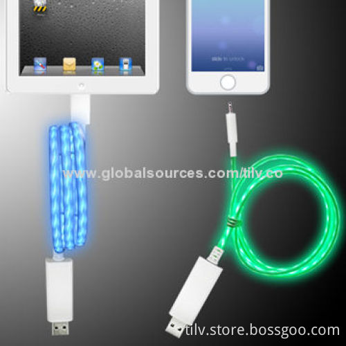 2014 LED USB Data Cable for Apple iPhone, 80cm Length